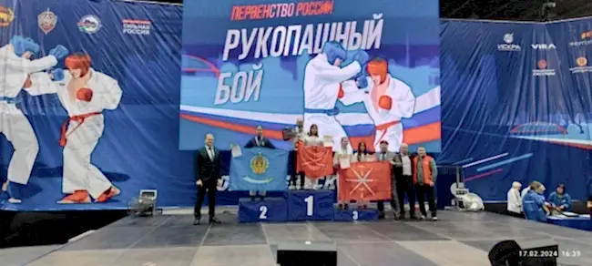 Ученица клуба Алмаз стала двухкратным чемпионом России по рукопашному бою